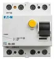 Eaton 235410 Liekamosios srovės jungiklis 4P 40A 0,03A tipo AC PFIM-40/4/003 235410