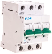 Eaton 242468 Grandinės pertraukiklis 3P C 6A 10kA AC PLSM-C6/3-MW 242468