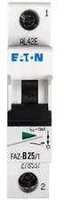 Eaton 278537 Grandinės pertraukiklis 1P B 25A 15kA AC FAZ B25/1 278537