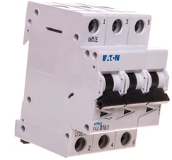 Eaton 278896 Grandinės pertraukiklis 3P D 16A 15kA AC FAZ D16/3 278896