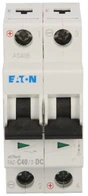 „Eaton“ grandinės pertraukiklis 2P C 40A 15 kA AC FAZ C40/2-DC (279144)