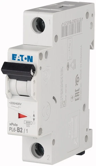 Eaton 286518 Automatinis jungiklis 1P B 6A 6kA AC PL6-B6/1 286518