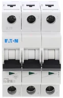 „Eaton“ grandinės pertraukiklis 3P B 16A 6kA AC PL6-B16/3 286589