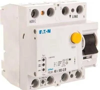Eaton Skaitmeninis liekamosios srovės pertraukiklis 2P 40A 0,03A tipas G/B 10kA FRCdM-40/2/003-G/B 300639