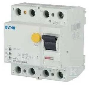 Eaton 80A SKIRTUMAS.SROVIMAS.FRCDM-80/4/03-G/F