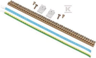 Eaton N/PE gnybtų blokas su laikikliu 2x25mm2 + 58x16mm2 BFZ-TS-KL60 (293633)