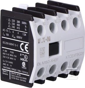 Eaton pagalbinis kontaktų modulis DILM150-XHI31 su techniniais duomenimis