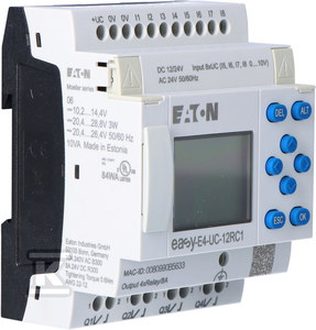 Eaton EASYE4,12-24VDC,24VAC,8DI(4AI),4DO-R,WY