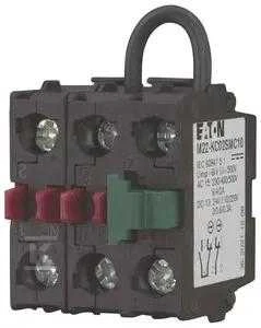 „Eaton“ pagalbinis jungiklis su savikontrole 1NO 2R, montuojamas gale M22-KC02SMC10 (121720)