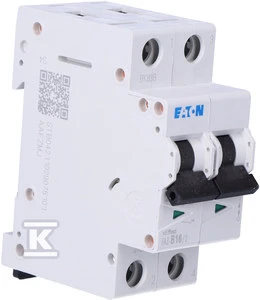 Eaton FAZ-B16/2 OFF NMP. 2 polių, IN=16A