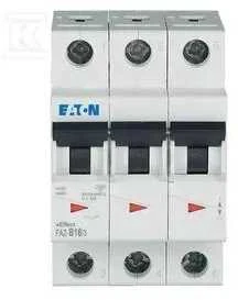 Eaton FAZ-B16/3 OFF NMP. 3 polių, IN=16A