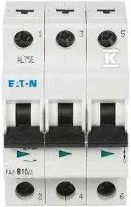 Eaton FAZ-B25/3 OFF NMP. 3 polių, IN=25A