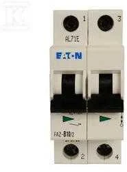 Eaton miniatiūrinis grandinės pertraukiklis FAZ-C0.5 / 2 2P C 0.5A 15kA AC - 278743