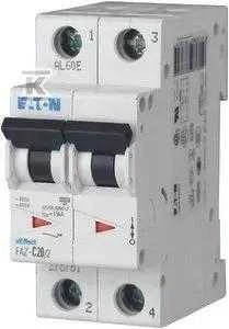Eaton FAZ-C16/2 OFF NMP. 2 polių, IN=16A
