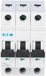 Eaton FAZ-C25 miniatiūrinis automatinis jungiklis 3 moduliai - 278875