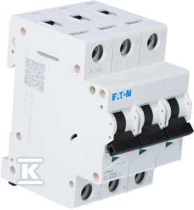 Eaton FAZ-C25 miniatiūrinis automatinis jungiklis 3 moduliai - 278875