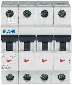 Eaton miniatiūrinis grandinės pertraukiklis FAZ-C25 / 4 - 279063