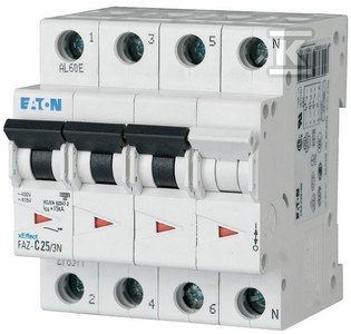 Eaton Jungiklis 3P+N C 40A 15kA FAZ C40/3N (278979)