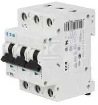 Eaton miniatiūrinis grandinės pertraukiklis FAZ-C6 / 3 3P C 6A 15kA AC - 278867
