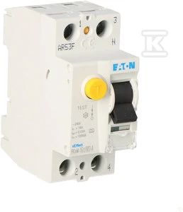Eaton Liekamosios srovės grandinės pertraukiklis FRCMM-16/2/003-A 2P 16A 0.03A tipas A - 170430