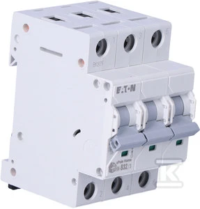Eaton miniatiūrinis grandinės pertraukiklis 3P B 32A 6kA AC xPole Home HN-B32 / 3 194884