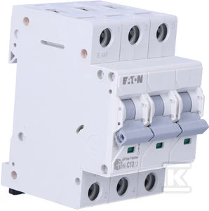 Eaton miniatiūrinis grandinės pertraukiklis 3P C 13A 6kA AC xPole Home HN-C13 / 3 194890