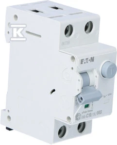 Eaton Liekamosios srovės grandinės pertraukiklis 2P 10A 0,03A tipas AC xPole Home HNB-C10 / 1N / 003 195 125