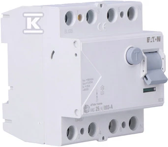 Eaton Liekamosios srovės grandinės pertraukiklis 4P 25A 0,03A tipas A xPole Home HNC-25/4/003-A 194687