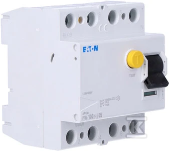 Eaton Liekamosios srovės grandinės pertraukiklis PFIM-100/4 / 05A 4P 100A 0,5A tipo AC - 102826