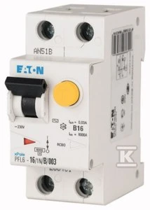 Eaton PFL6-10/1N/B/003-A JUNGIKLIS SU SKIRTINGU MODIMU.