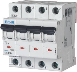 Eaton PL6-C10/4 6KA MCB