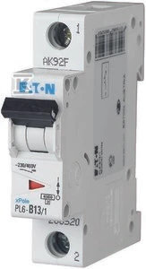Eaton PL6-C13/1 SROVĖS PERTRAUKIS 6KA