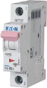 Eaton PL6-C16/1 SROVĖS PERTRAUKIS 6KA