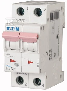 Eaton PL6-C16/2 VIRŠSROVĖS PERTRAUKIS 6KA