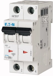 Eaton PL6-C4 / 2 6KA SROVĖS STOP