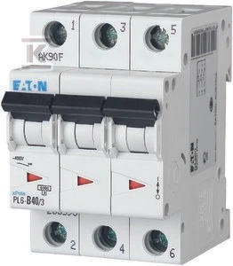 Eaton PL6-C40/3 VIRŠSROVĖS PERTRAUKIS 6KA