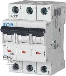 Eaton PL6-C50/3 VIRŠSROVĖS PERTRAUKIS 6KA