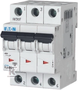 Eaton PL6-C6/3 SROVĖS PERTRAUKIS 6KA