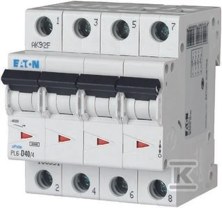 Eaton PL6-C63/4 VIRŠSROVĖS PERTRAUKIS 6KA