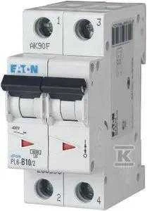 Eaton PL6-D10/2 VIRŠSROVĖS PERTRAUKIS 6KA
