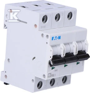 Eaton PL6-D16/3 SROVĖS PERTRAUKIS 6KA