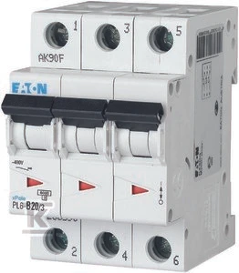 Eaton PL6-D20/3 SROVĖS PERTRAUKIS 6KA