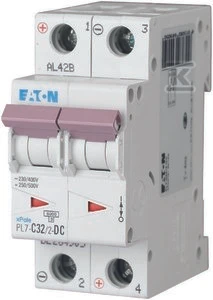 Eaton PL7-C32/2-DC VIRŠSROVĖS PERTRAUKIS 10KA DC