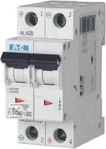 Eaton PL7-C40/2-DC VIRŠSROVĖS PERTRAUKLIS 10KA DC