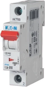 Eaton PLSM-C10-MW 1 polių VIRŠSROVĖS PERTRAUKIS
