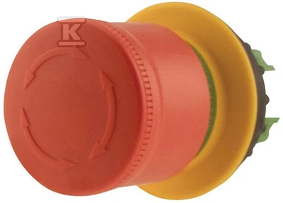 Eaton 30 mm miniatiūrinis saugos mygtukas, skirtas 22 mm skylės atrakinimo posūkiui M22-PVT30