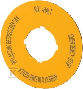 Eaton Aprašymas lenta M22-XBK15 d = 60mm 167638