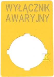 „Eaton“ APRAŠYMO PLOKŠTELĖ HXW=50X33MM