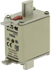Eaton saugiklio įdėklas NH 160A 500V gL/gG 00 160NHG00B