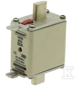 Eaton WK.NH 50A 500V GL/GG ROZ.00 PODW.WSKAŹ.